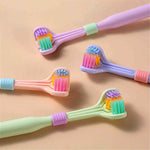 360 Degree Three-sided Soft Bristle Toothbrush