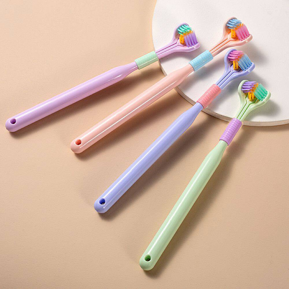 360 Degree Three-sided Soft Bristle Toothbrush