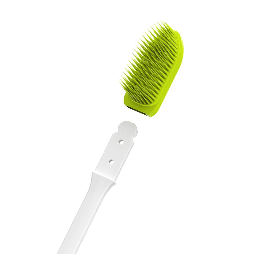The Forever Toothbrush - Nano Silicone Bristles ( 1 Brush Handle + 6 B ...