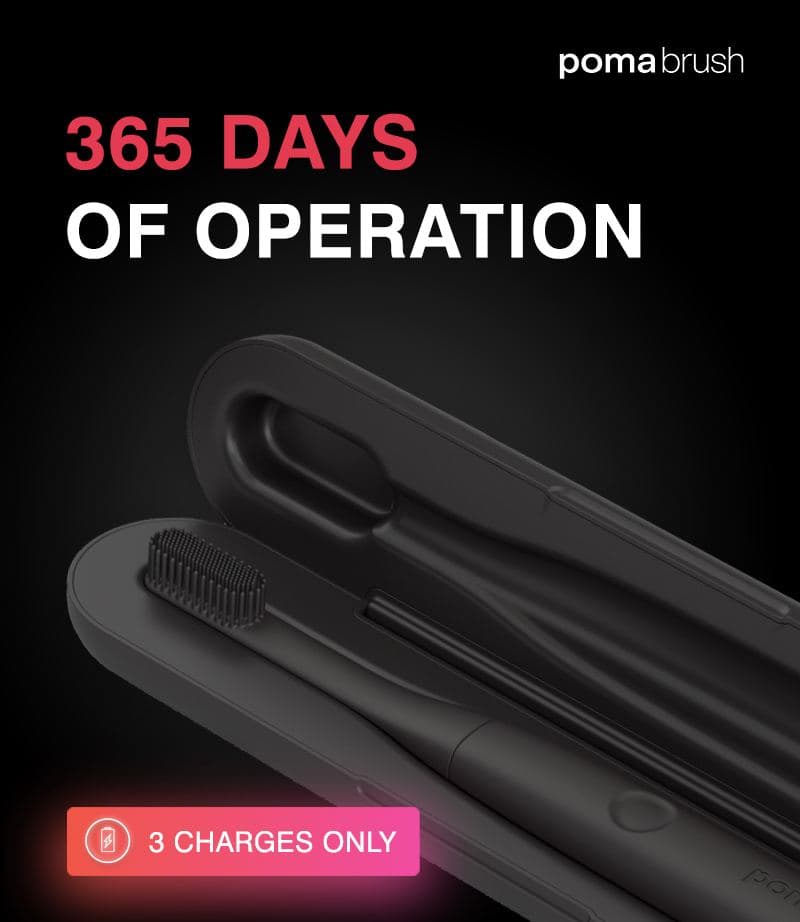 PomaBrush – The Most Powerful Silicone Electric Toothbrush